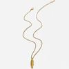 Stainless Steel Fish Pendant Necklace Waterproof Luxury Choker  Summer Season