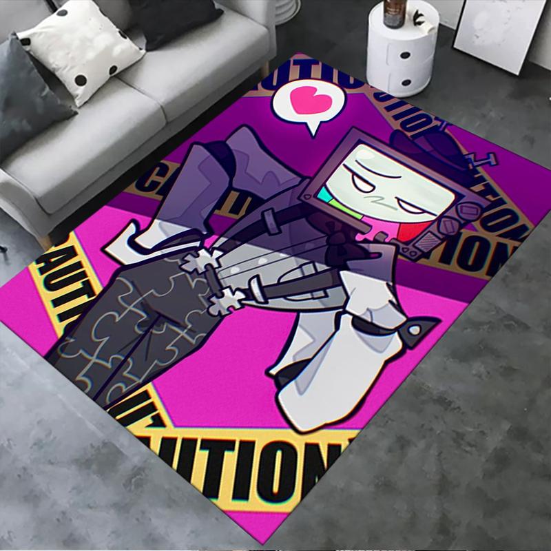 

2025 New Mr. Puzzles Smg4 Carpet Rug for Living Room Bedroom Home Sofa Decoration,Kids play Non-slip Floor Mat 92 40x60cm( 15x23in )