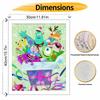 Disney oil painting Monsters Inc Christmas handmade diy art painting home decoration
