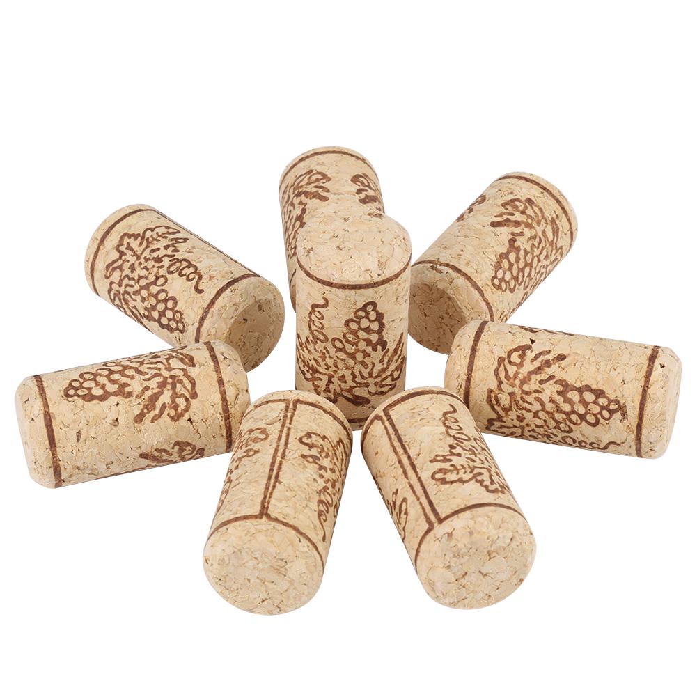 50PCS 22 *44mm Natural Cork StraightCorks Wooden Wine Bottle Stopper