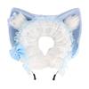 Anime Plush Cats Ear Hairband With Ribbon Decoration Fashion Hair Accessory For Role Play Christmas Celebrations