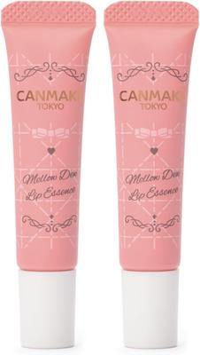 Canmake Mellow Dew Lippen-Essenz 7,0 g Feuchtigkeitspflege 02 Pure Red Packung mit 2 Stück