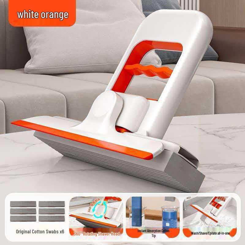 Compact Absorbent Mini Mop for Kitchen, Bathroom, and Windowsills - Wet or Dry Use