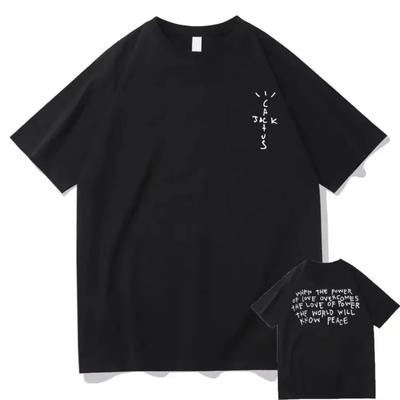 Cactus Jack Tshirt Awesome Streetwear Overd T Shirts Men Women Fashion Loose T-shirt Mens Hip Hop Trend Tee Short Sleeve