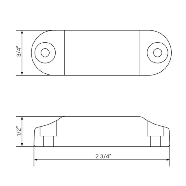 Versatile White Magnetic Door Catches Easy To Mount Door Retainer Magnetic Hatches Latches Pair for Caravans & Vessels