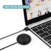 Classy-Conference USB Microphone,Omnidirectional Condenser PC Microphone With Mute Button LED Indicator,Plug&Play,For Game,Etc