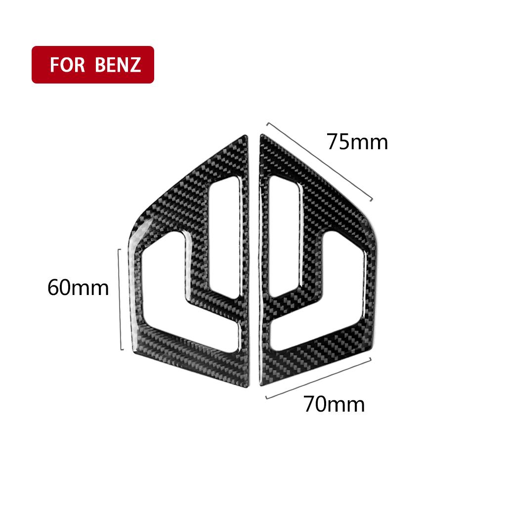 

For Mercedes Benz C Class W204 2007-2013 Car Seat Adjustment Button Knob Switch Decor Cover Trim Carbon Fiber Auto Accessories