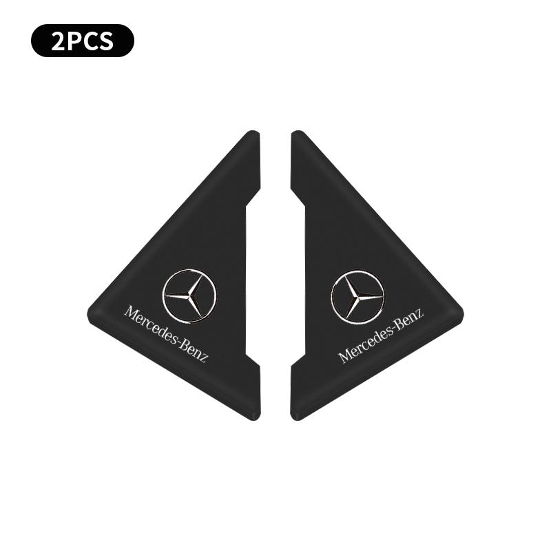 

2Pcs Silicone Car Front Door Corner Anti-Collision Protector Cover Stickers For Mercedes Benz AMG A C E GLC clase CLA W205 W221