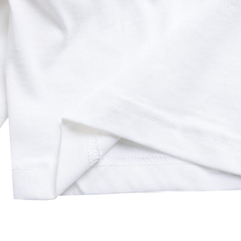 Adidas Logo Quick-Dry Comfortable Soft Short Sleeve T-Shirt Men Tops White JC5339