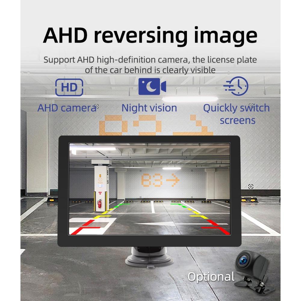 Reakosound 9" Smart Display Wireless CarPlay and Android Auto Smart Screen AI Voice Netflix YouTube Support 2 Easy To Install Brackets