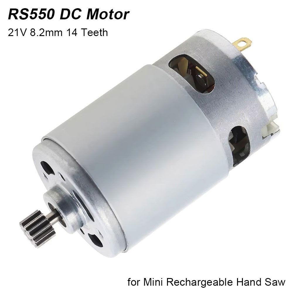 1ks 8,2mm RS550 DC motor 14 zubů Mikromotor pro mini dobíjecí ruční pilu