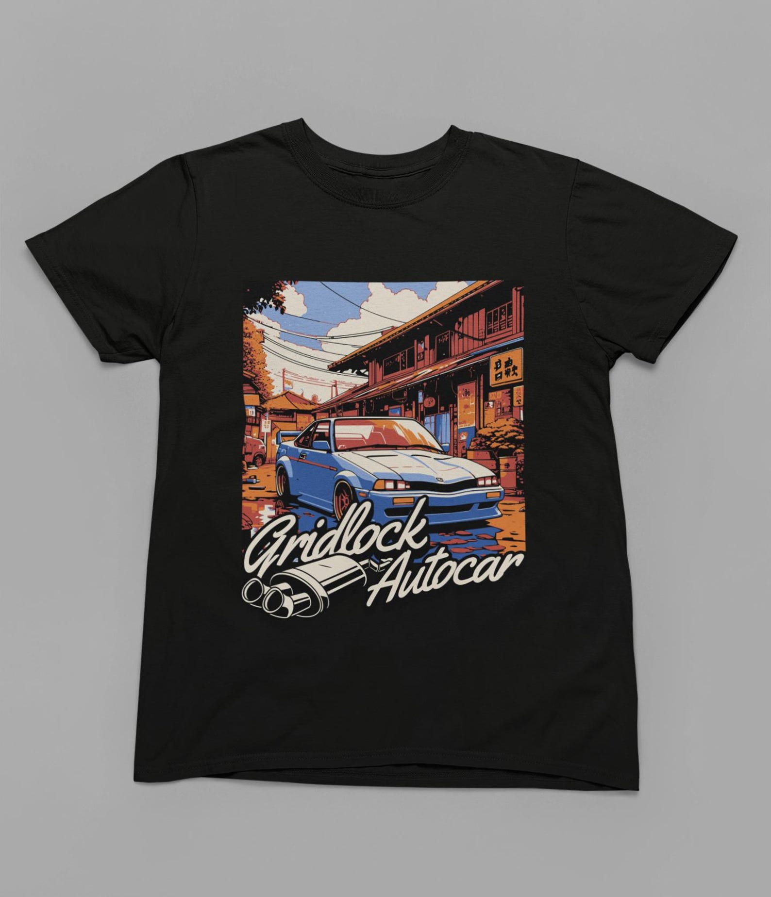 JDM Car T Shirt, Japanese Street Racing Tee, Retro Drift Car Shirt, Anime Car Graphic Tee, Car Enthusiast Gift, Tuner Culture S