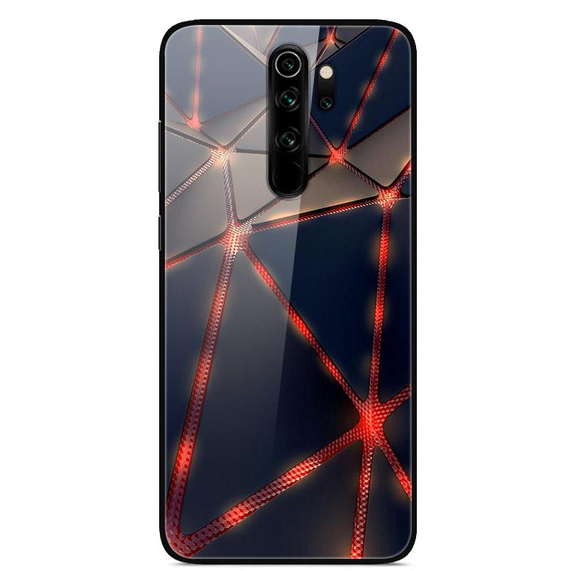 For Xiaomi Redmi Note 8 Pro Case Tempered Glass Fashion Lovely Phone Cases for Redmi Note 8 8T Note8 8Pro Back Cover Funda Coque