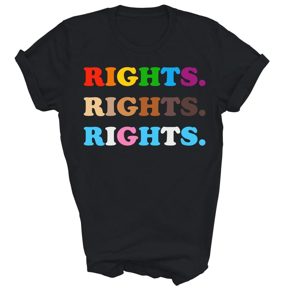 

Human Rights Lgbtq LGBT Black Pride Unisex Shirt Gift 2XL