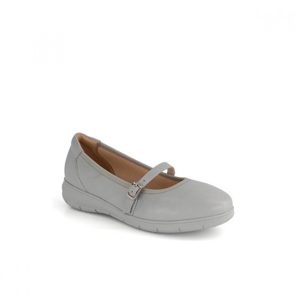 Vainer Gray Women S Mary Jane Comfort Flat hSamm008gy 250