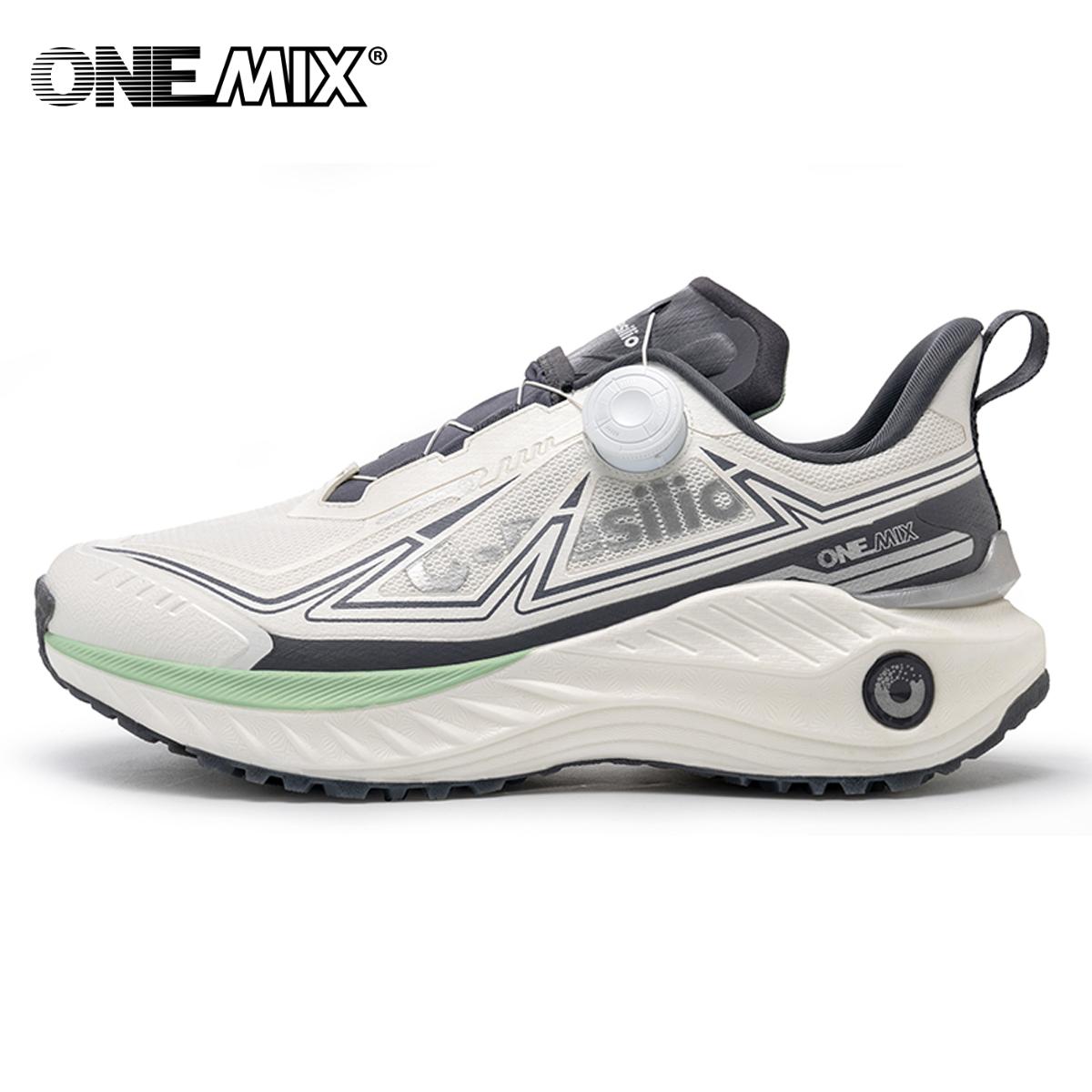 

ONEMIX Осень Зима Кроссовки для бега по пересеченной местности Мужские Кроссовки Для Походов С Амортизацией Женские Износостойкие Характеристики 43 белый