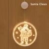 16cm 3d Led Suction Cup Light Santa Snowman Christmas Light Led String Christmas Tree Ambient Light Window Decoration