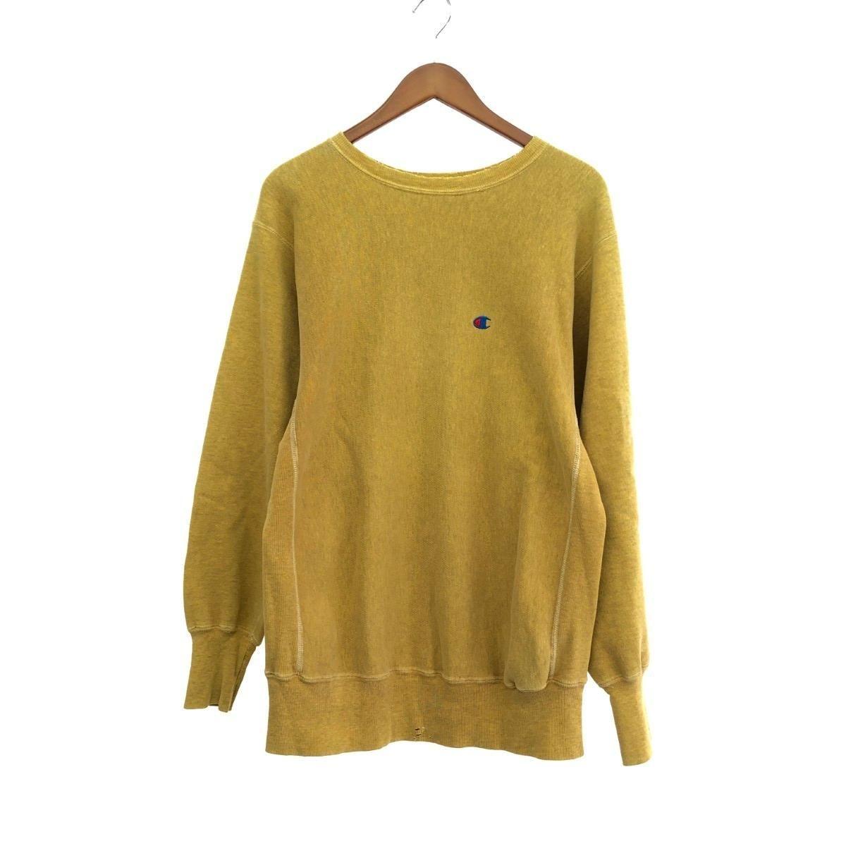 Champion Champion Sweat Size: Unknown Reverse Weave/90S/Mustard Yellow Men s / 241014003794