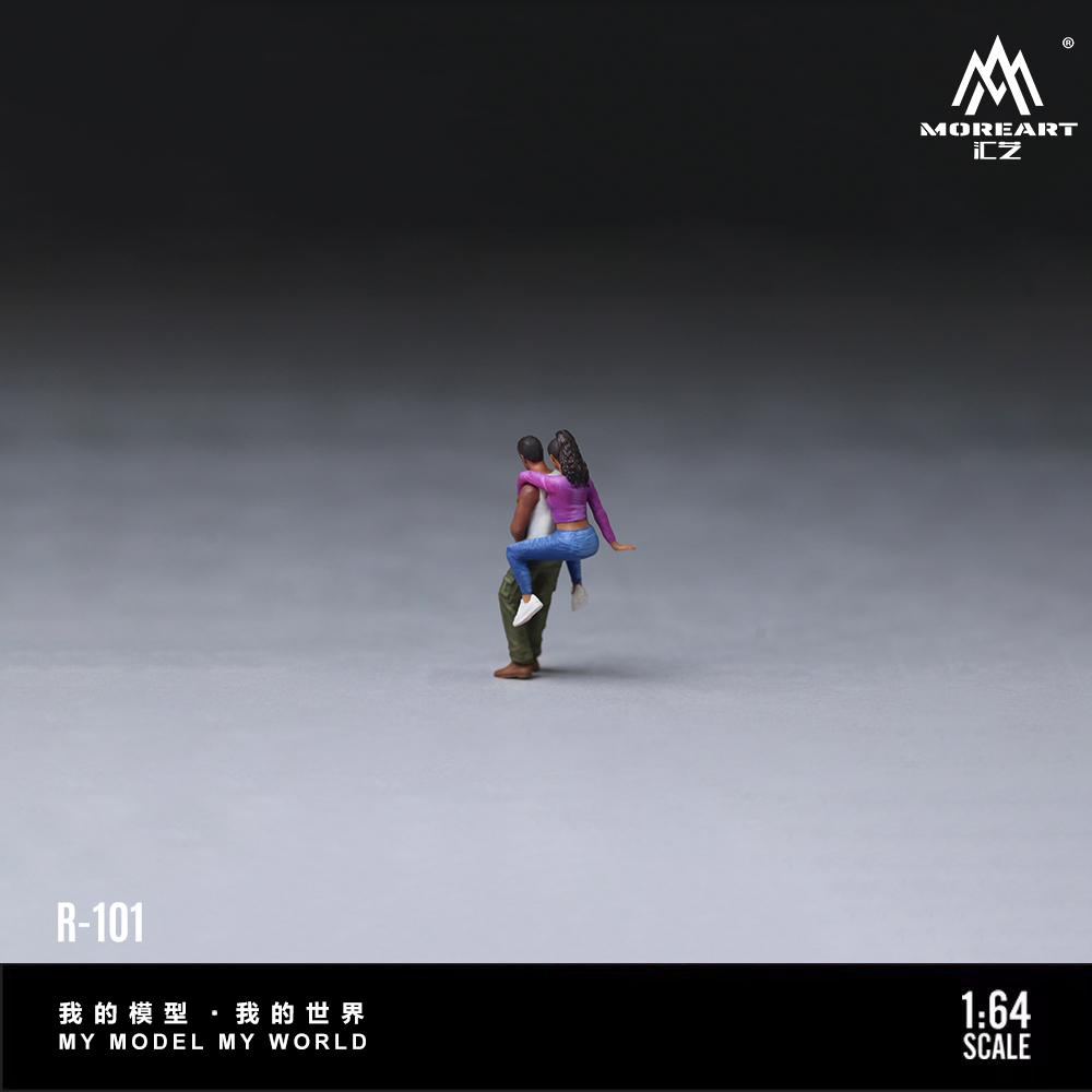 *Vorbestellung*Moreart 1:64 Gta Paar Figur Harz Modell Set Mini Charakter Dekoration für Diorama & Sammlung