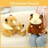 Plush Guinea Pig Toy Sitting Cavy Doll Stuffed Animal Cartoon Home Decor Gift