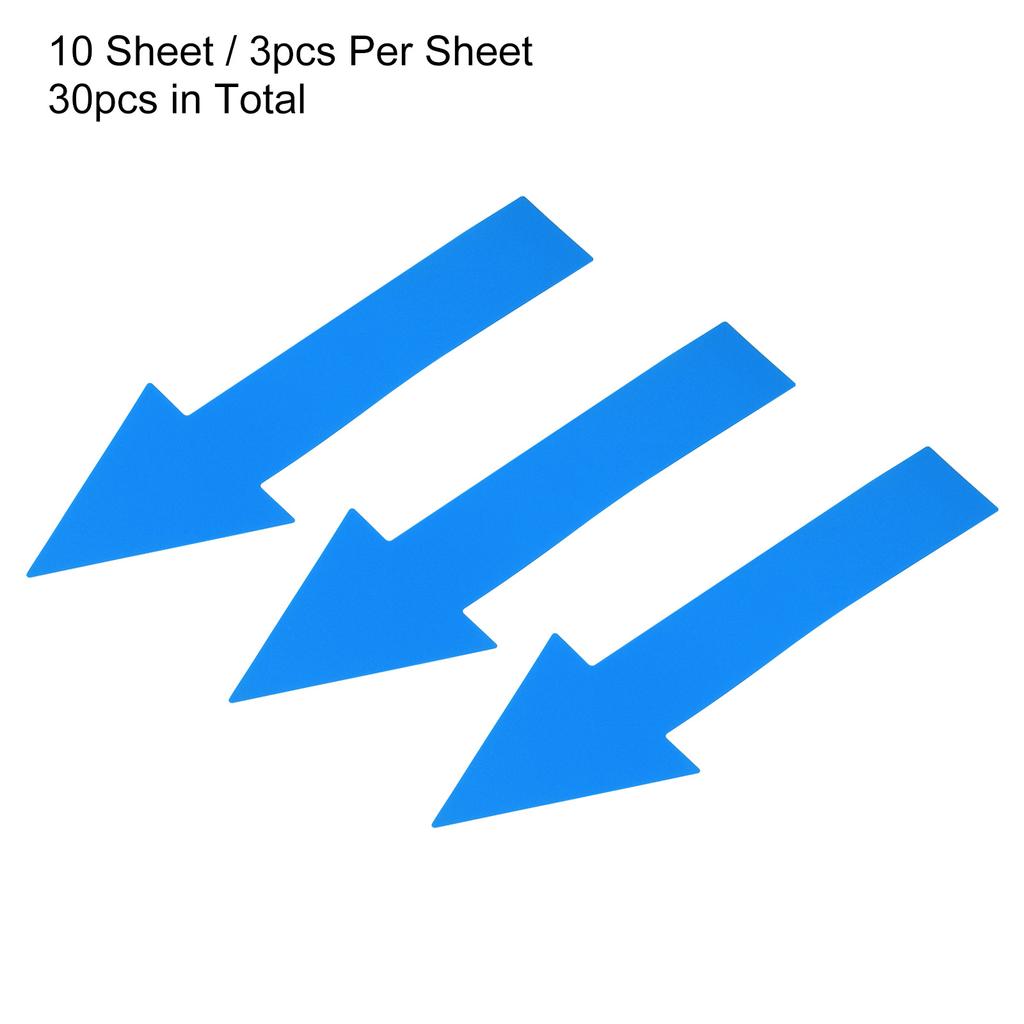 4/6/10Sheet Arrow Sticker Directional Sign PVC Self-Adhesive Label Stickers Removable Floor Decal for Floor Wall Marking 6Colors
