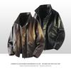 2026 Men Biker Leather Jacket Men Retro Black Coffee Jacket Autumn Men Pu Leather Coat Male Loose Motorcycle Faux Leather Coat