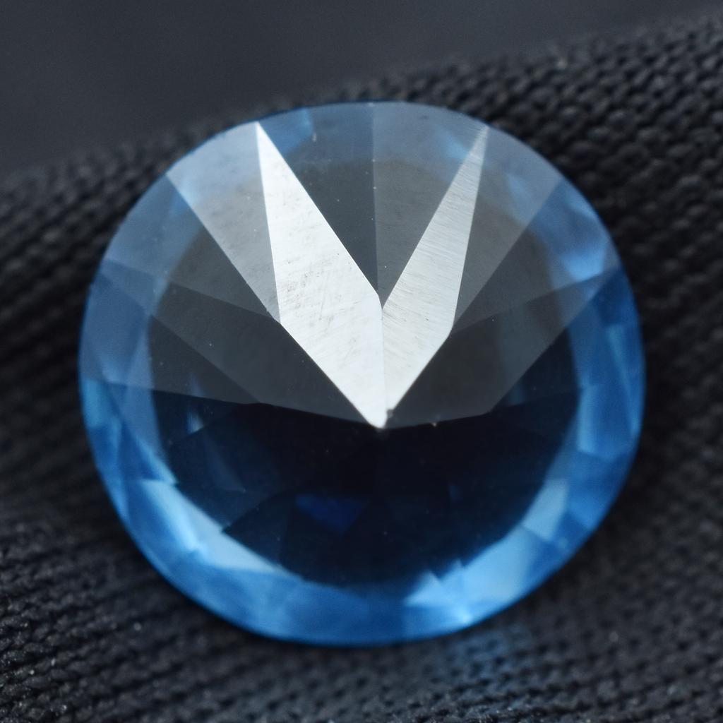 Natural Blue Sapphire Loose Gemstone 4.55 Ct Round Cut Premium Quality September Birthday Birthstone