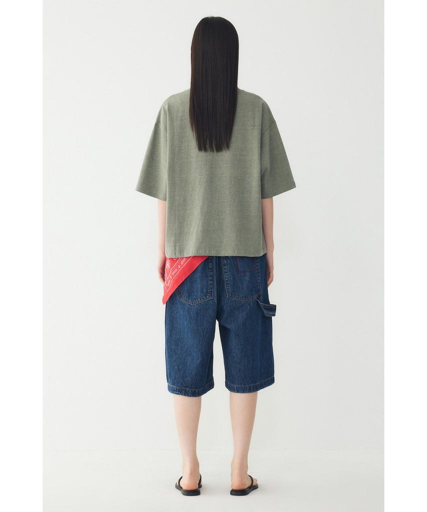 STUDIO TOMBOY Vintage Lettering Graphic Short Sleeve T-Shirt_Khaki 9176222990