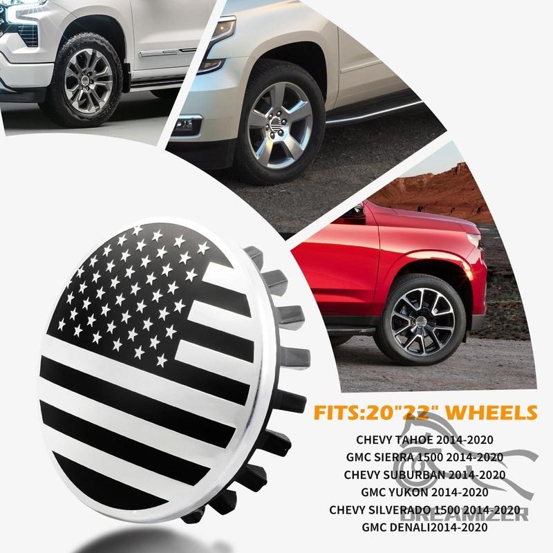 4pcs 83mm Automobile Parts Hubcap Car Wheel Hub Center Cover For Chevrolet Pickup Truck GMC Recreational Vehicle
