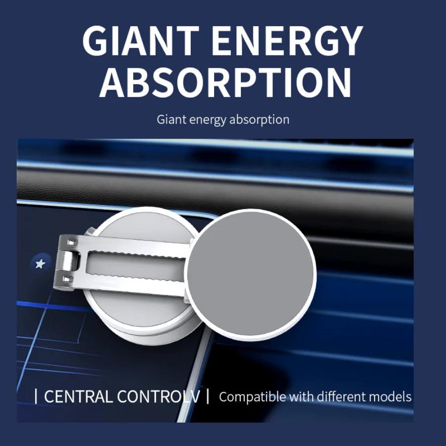 2025 New 360° Rotation Magnetic Suction Phone Mount Foldable and Retractabl, Hands-Free Magnetic Cell Phone Holder for  All