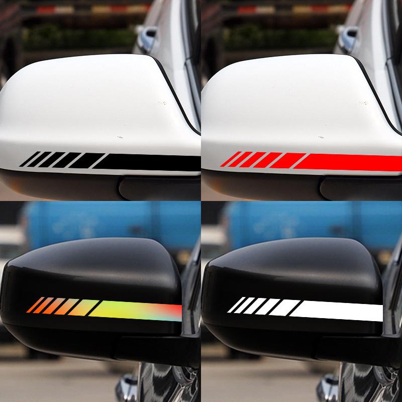 Popular Car Rearview Mirror Decorative Arrow Stickers - Reflector Scratch Cover Decals