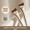 Fishtail Foundation Brush, Thin and Fine, No Powder, Flat Head, Angled Crescent Mask Brush, Foundation Liquid Makeup Brush