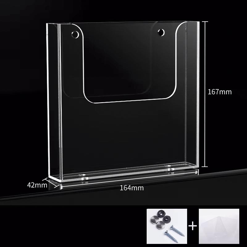 

Настенный держатель для брошюр формата А4/А5, держатель для листовок, акриловые держатели для брошюр, настенный держатель для буклетов, прозрачный держатель для литературы