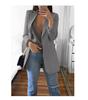 2024 European & American Fashion Women's Slim Lapel Cardigan Blazer - Spring/Autumn Collection