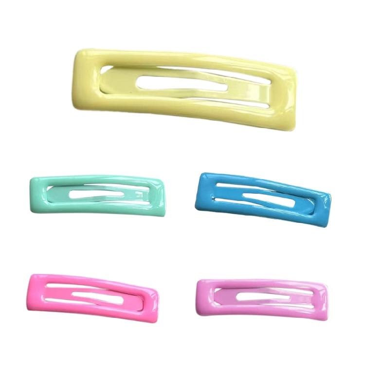 10pcs/set Candy Color Snap Hairpin Girl Camping Headwear Spring Summer Hairpin