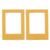 2Pcs Fridge Magnetic Photo Frame Exquisite Workmanship Colorful Strong Magnet Picture Frames for Home Room