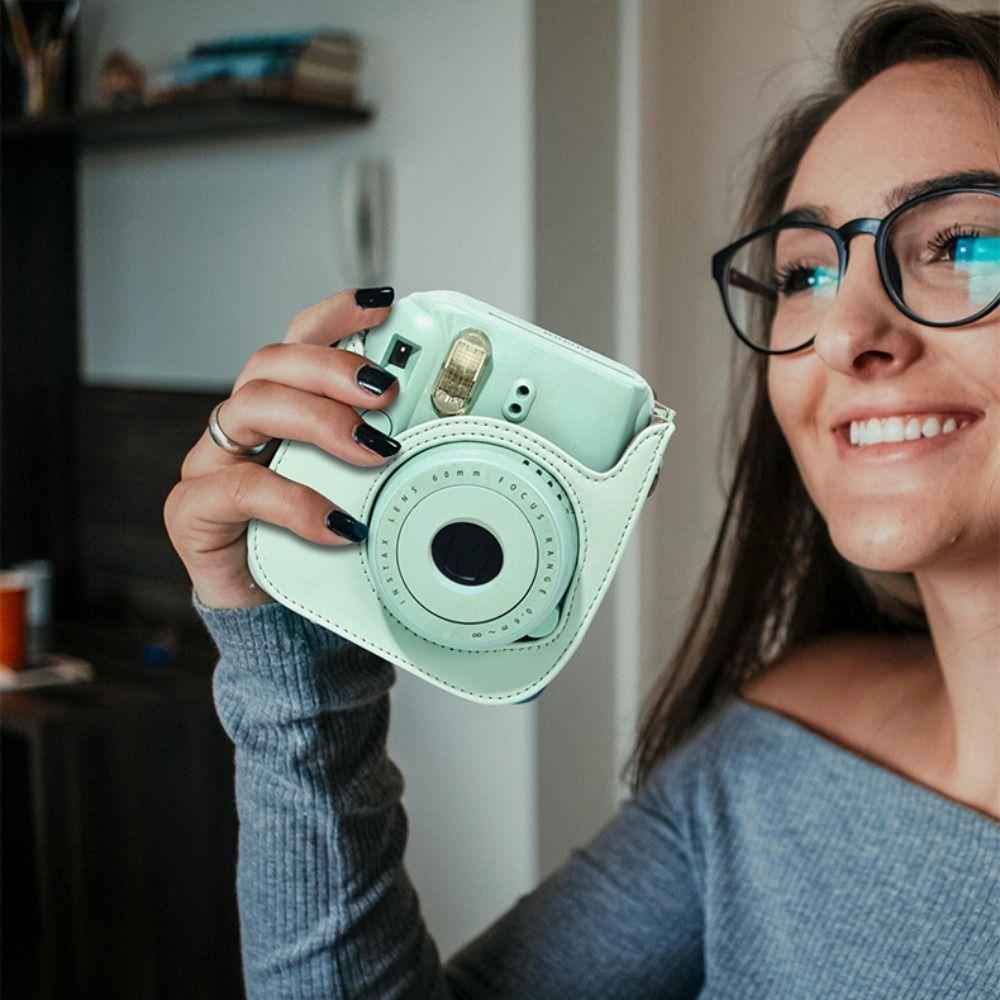 Adjustable Strap Photo Storage Bag Carrying Pouch for Fujifilm Instax mini 8/9/11/12 Travel