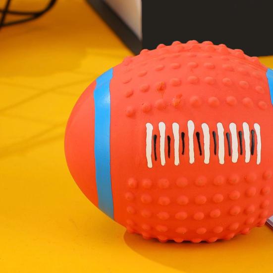 Dog Toys with Sound Latex Chew Balls Raised Texture Teeth Cleaning Flexible Balls Relieve Boredom And Anxiety Chew Toy