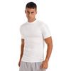 Mens Mock Neck Short Sleeve T Shirt Casual Solid Color Slim Fit Basic Top Comfortable Undershirt Tee