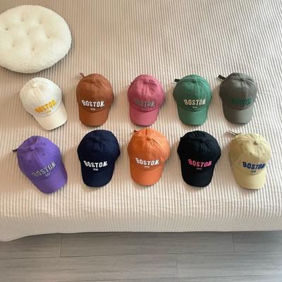 Children Duck Tongue Hat Letter Embroidery Baseball Hat Sunshade Hat