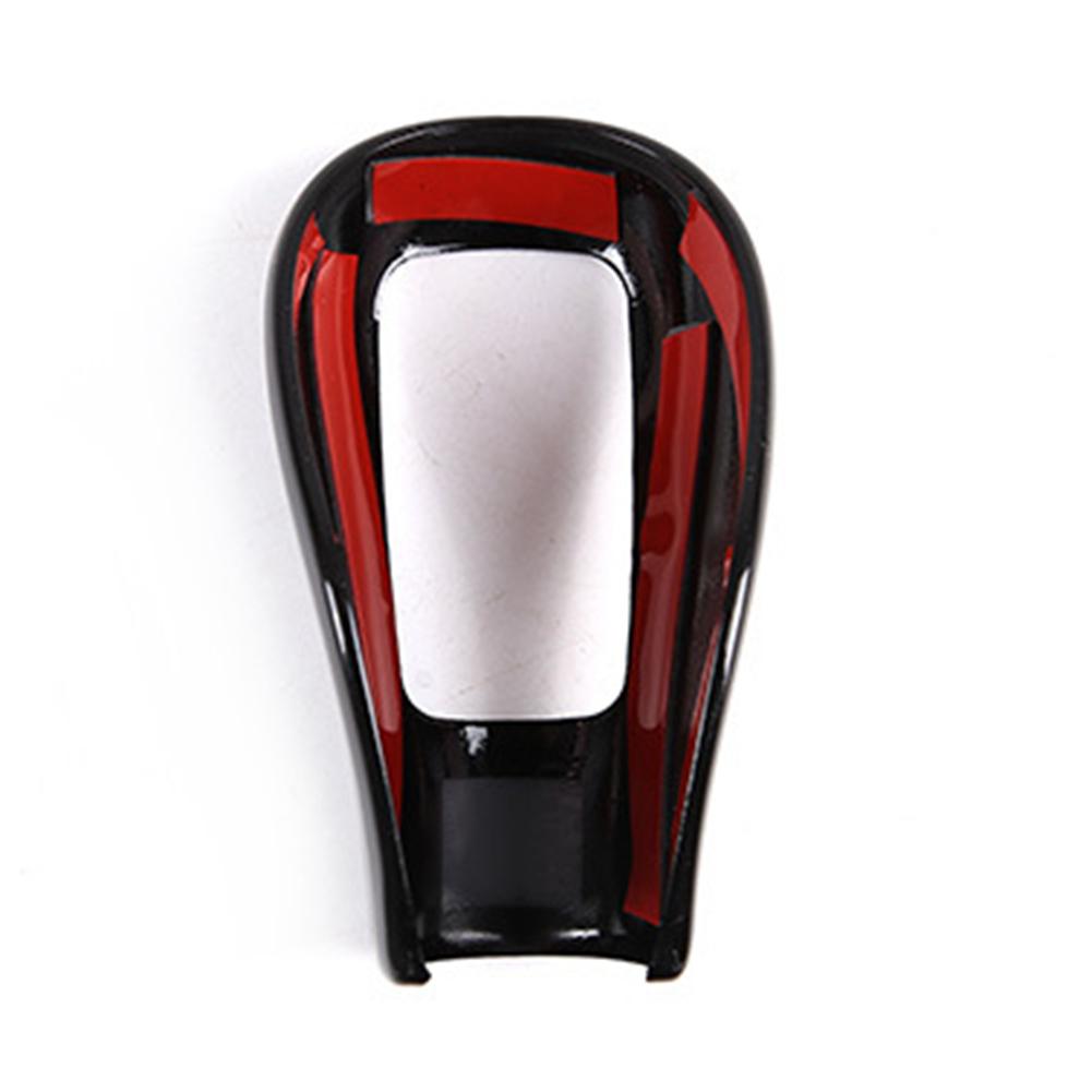Luxurious ABS Carbon Fiber Gear Head Knob Cover Trim for Volvo XC60 S60 V40 2013 2017 Hassle Free Installation Material