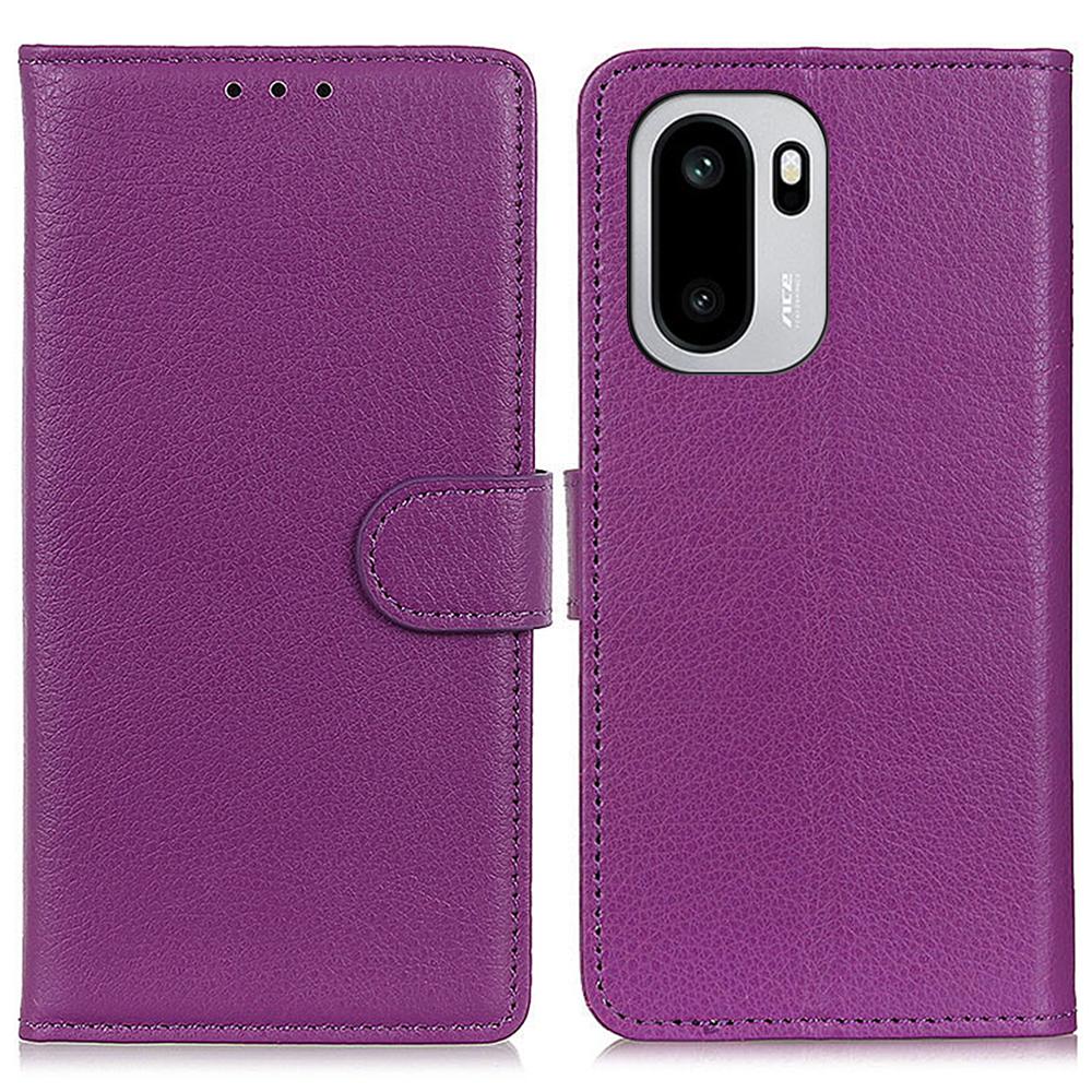 For OnePlus 15R 5G/Ace 6T 5G/Ace 6 5G Wallet Case PU Leather Phone Cover Litchi Texture