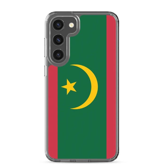 Coque Téléphone - Samsung - Galaxy S23 Ultra - Drapeau de la Mauritanie - Souple - Flerfarget