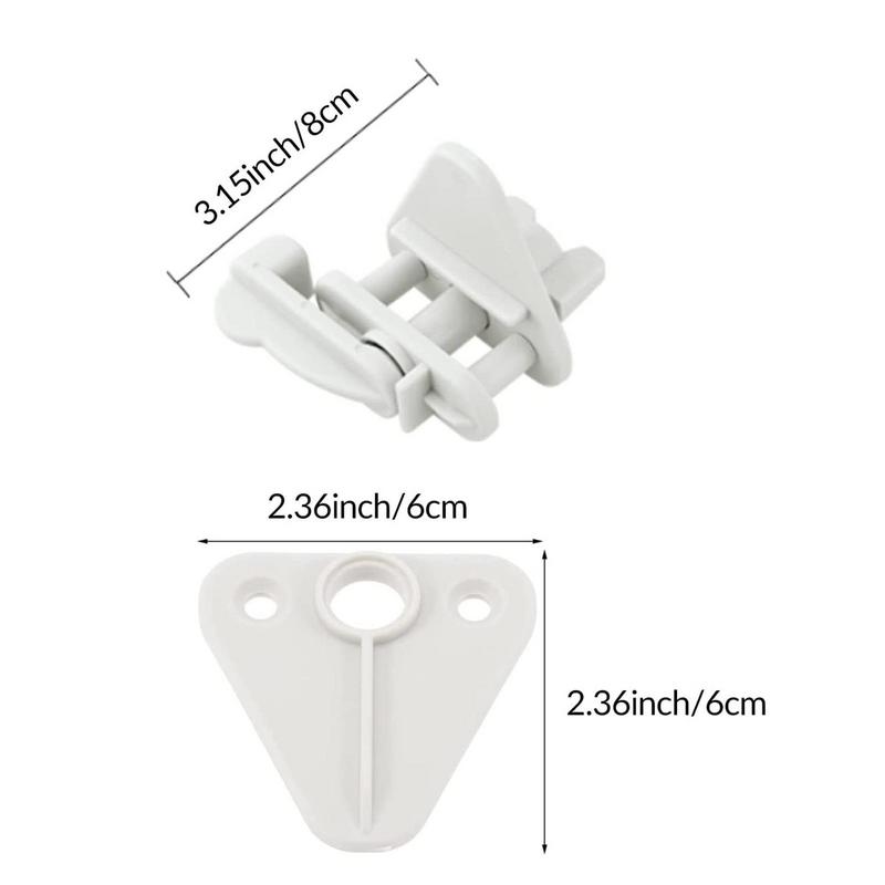 Boat Door Latch RV Pontoon Marine Gate Latch Fits Fits Leftor Right-Hinge Door Stainless Steel Screws Included Latch Replacement