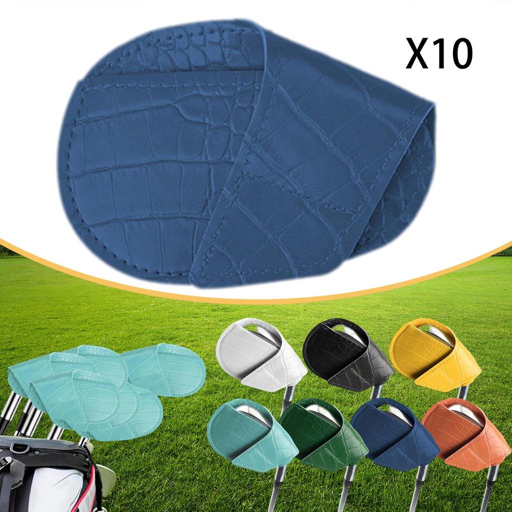 10 Pieces Golf Iron Covers Club Cover Training Equipment Head Protector for Golfer Travel