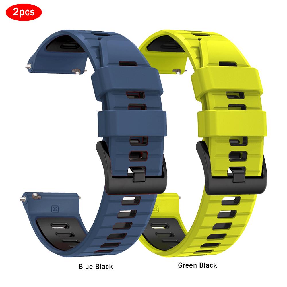 2pcs 20mm 22mm Silicone Strap For HUAWEI WATCH 4 3 Pro Bracelet For HUAWEI WATCH GT 5 Pro 4 3 2 SE 46mm 42mm /Runner Sports Band