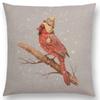 Sofa Throw Pillow Cover Home Decor Cute Little Ghost Sailing Whale Ocean Diver Print Cushion