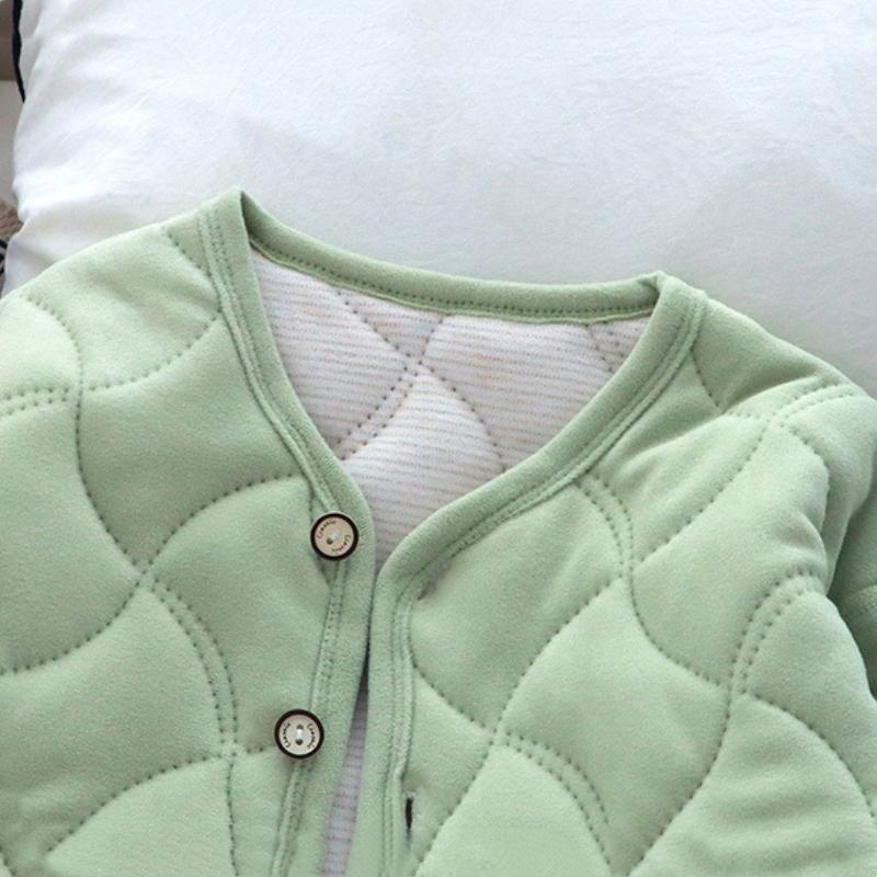 Children's Warm Liner Autumn and Winter New Three-layer Padded Thickened Jacket Cotton Clothes Children's Clothing
