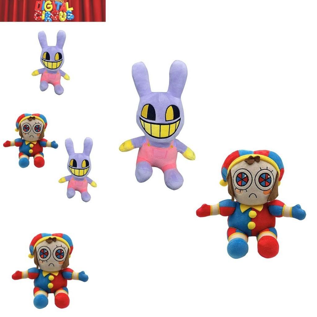 Peluche Cirque Numérique Hauteur 20cm Tissu Peluche Court Doux Remplissage en Coton PP Premium Cadeau Idéal pour Enfants