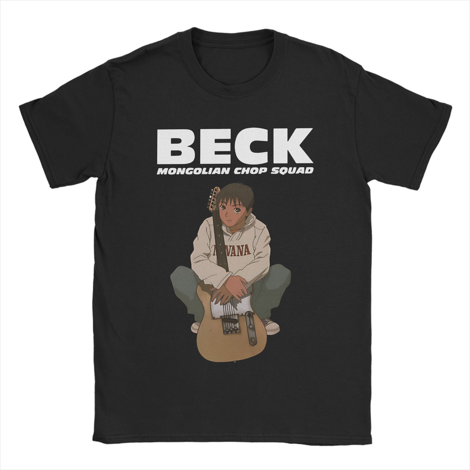 

All Seasons Beck Mongolian Chop Squad T Shirt for Unisex Women Pure Cotton Tee Shirt Short Sleeve Tops 4XL